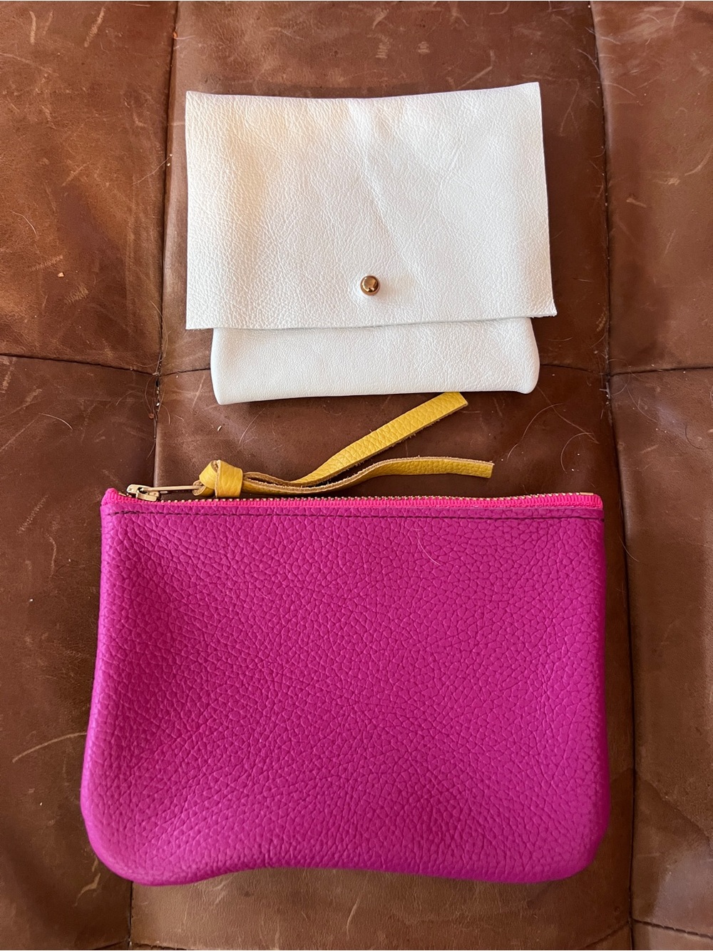Pair of Baqette Brand Leather Pouches